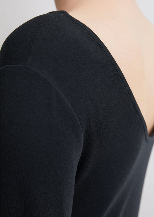 Jersey dress regular — Deep Night Blue