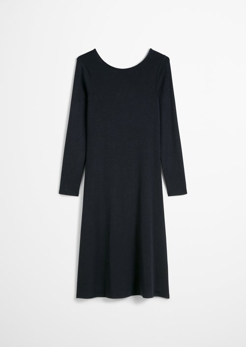 Jersey dress regular — Deep Night Blue
