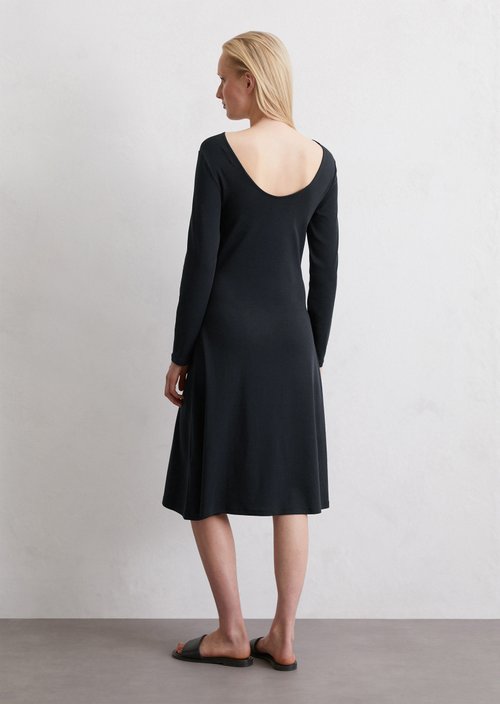 Jersey dress regular — Deep Night Blue