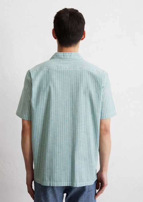 Regular short-sleeved shirt — Medium Green (alternate view)