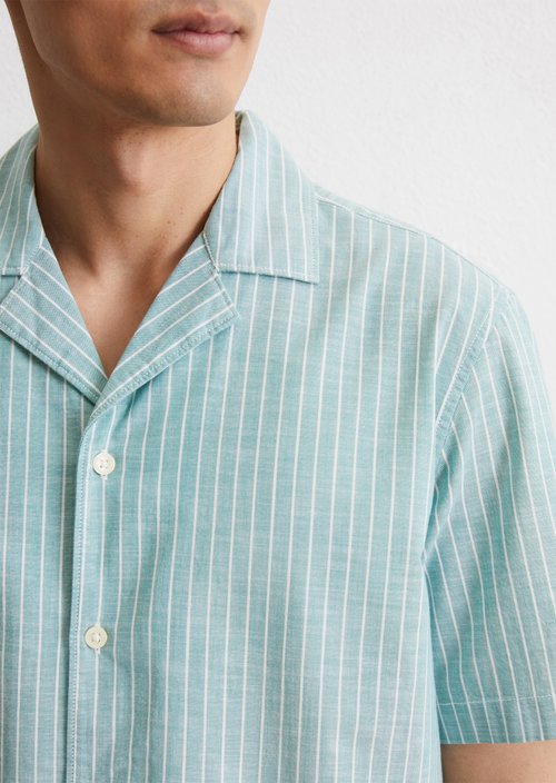 Regular short-sleeved shirt — Medium Green
