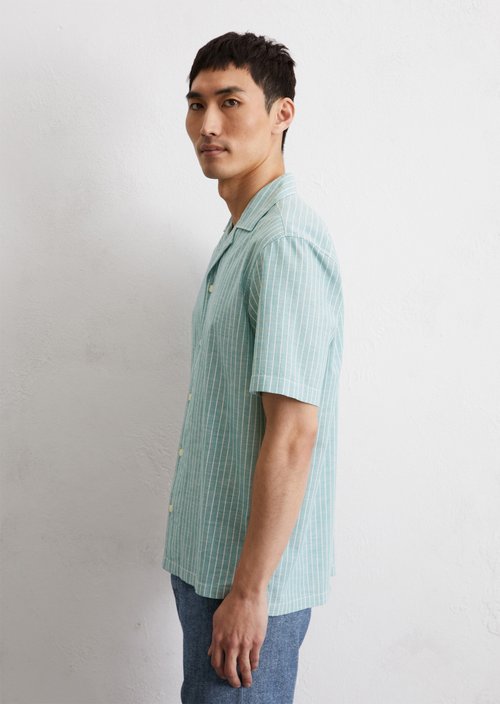 Regular short-sleeved shirt — Medium Green