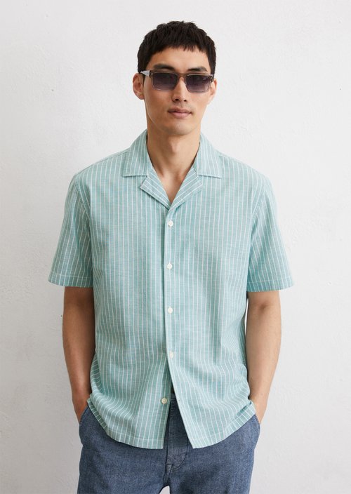 Regular short-sleeved shirt — Medium Green