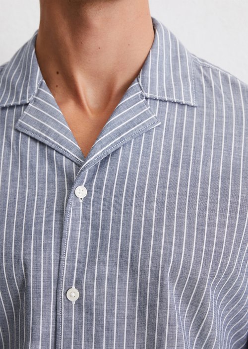 Regular short-sleeved shirt — Dark Blue