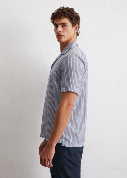 Regular short-sleeved shirt — Dark Blue