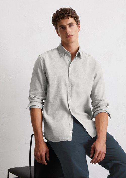 Regular shirt — Medium Grey
