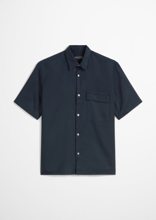 Regular short-sleeved shirt — Dark Navy