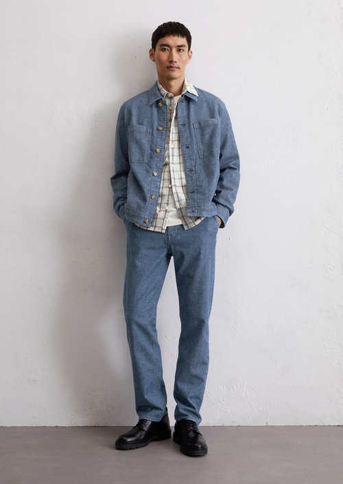 Regular denim jacket — Dark Blue