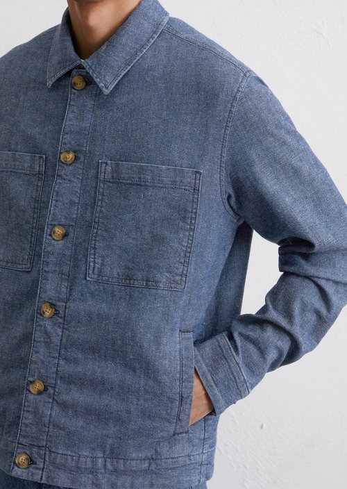 Regular denim jacket — Dark Blue