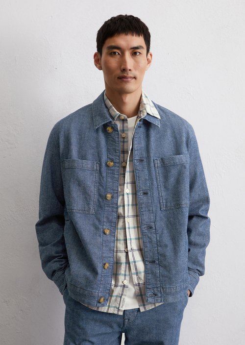 Regular denim jacket — Dark Blue