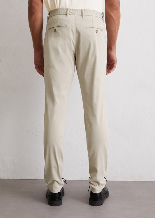 Chino Model Morot Jogger Pleats — Misty Grey