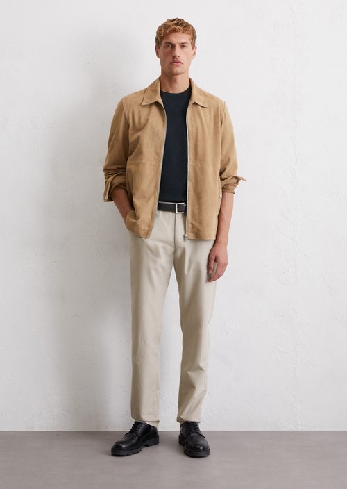 Chino model Osby Jogger tapered — Misty Grey