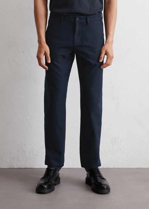 Chino model Osby Jogger tapered — Dark Navy
