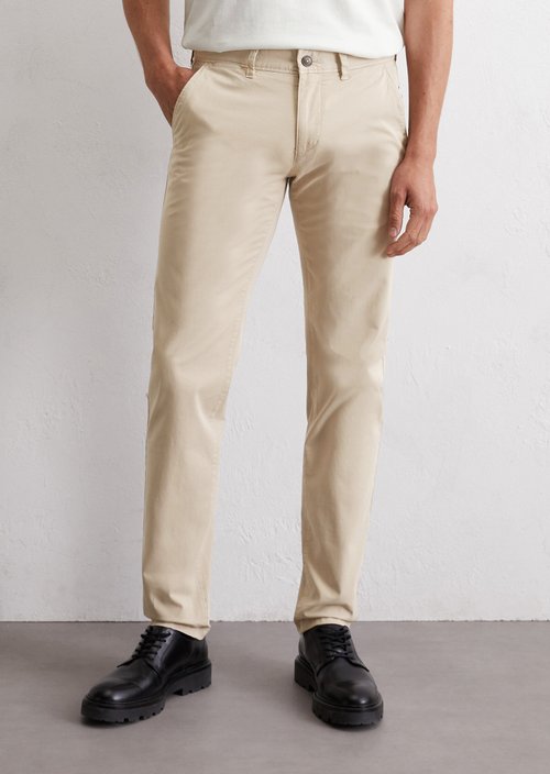 Chino model Stig shaped — Misty Grey