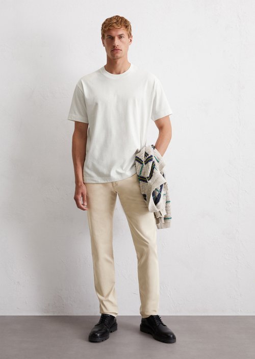 Chino model Stig shaped — Misty Grey
