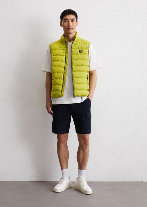 Regular quilted vest — Vibrant Green