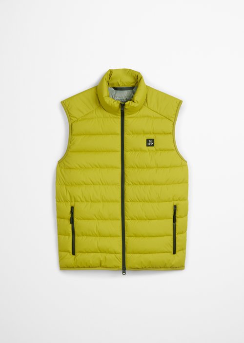 Regular quilted vest — Vibrant Green