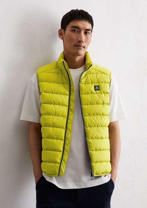 Regular quilted vest — Vibrant Green