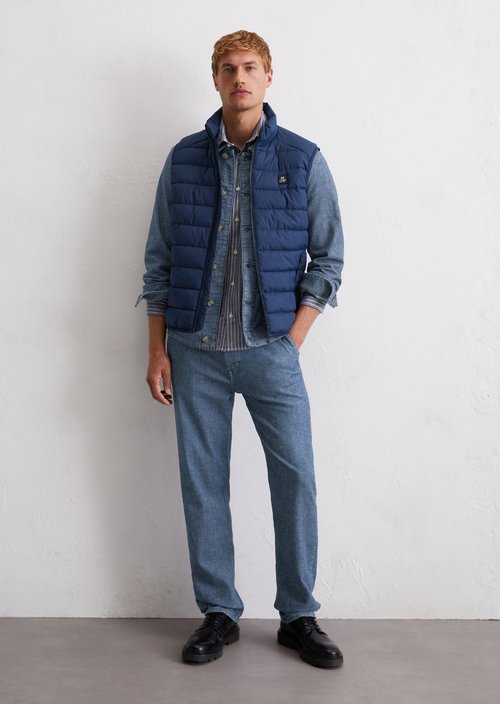 Regular quilted vest — Iris Ink