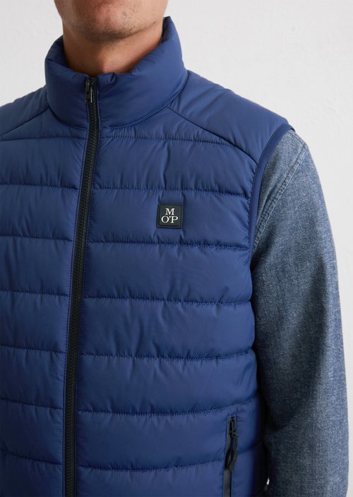 Regular quilted vest — Iris Ink