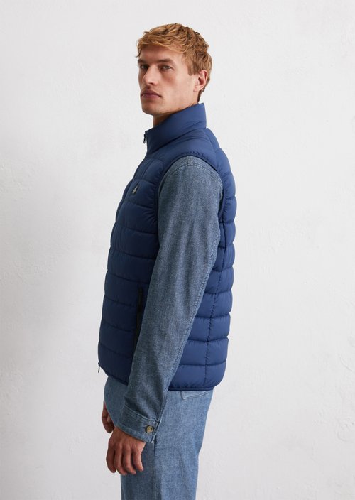 Regular quilted vest — Iris Ink