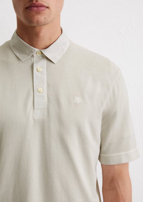 Polo shirt jersey regular — Misty Grey
