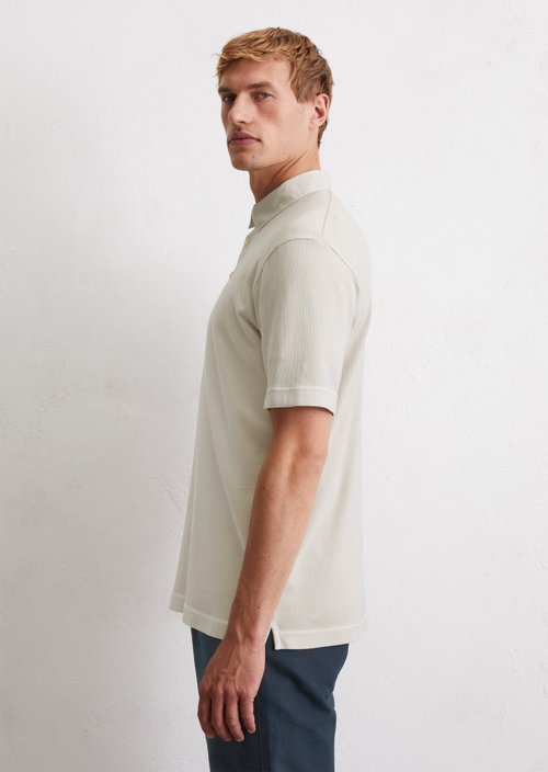 Polo shirt jersey regular — Misty Grey