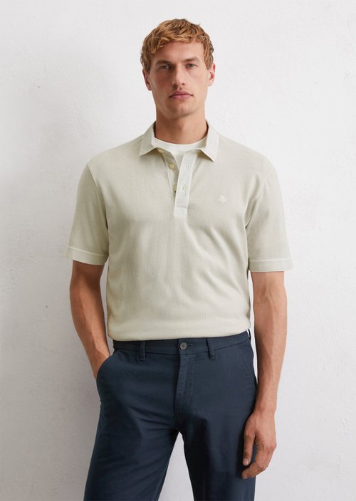 Polo shirt jersey regular — Misty Grey