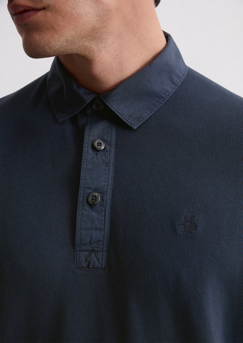 Polo shirt jersey regular — Dark Navy