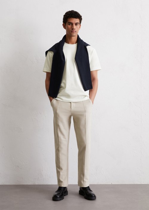 Jersey pants regular — Misty Grey