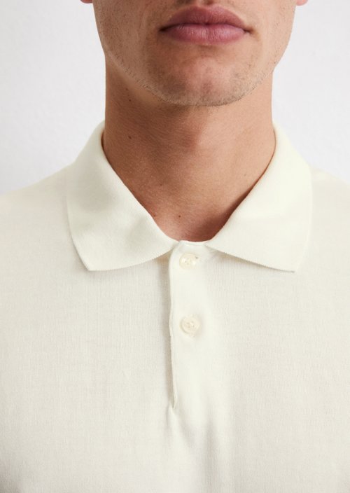 DfC polo shirt jersey regular — Silky White