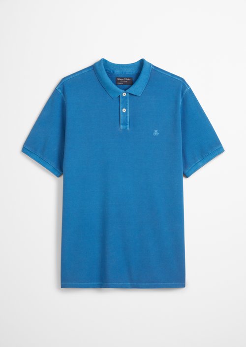 Piqué regular polo shirt — Pacific Blue