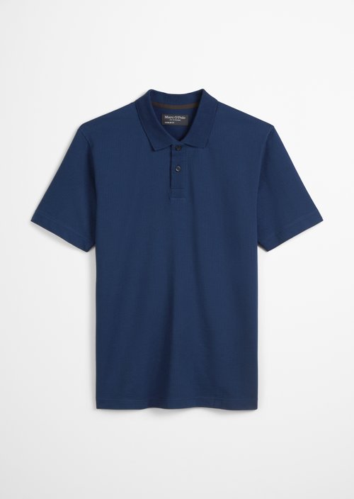 DfC polo shirt seersucker regular — Iris Ink