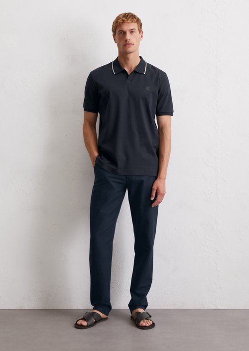 DfC polo shirt jersey regular — Dark Navy