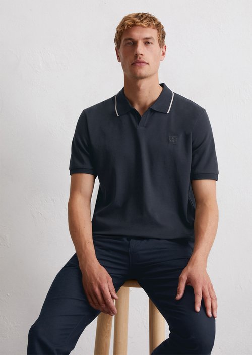 DfC polo shirt jersey regular — Dark Navy