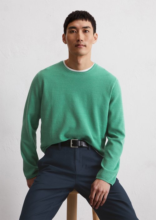 Sweater regular — Eucalyptus Green