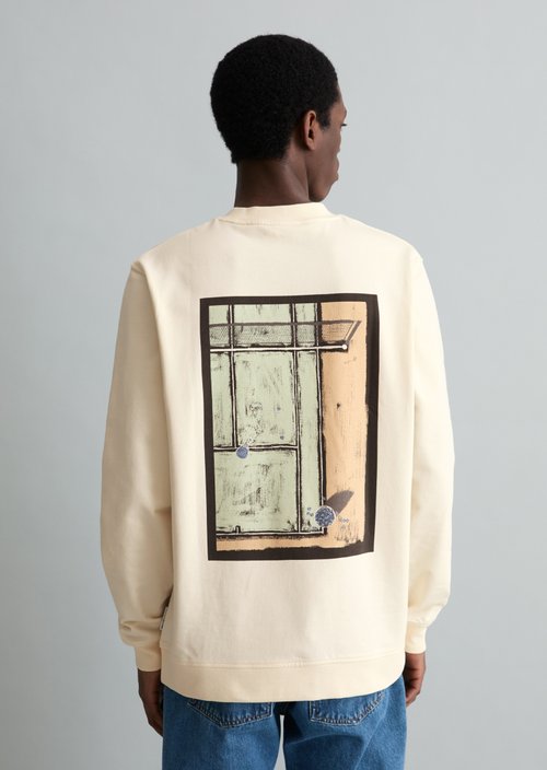 Sweatshirt regular — White Blush (alternate view)