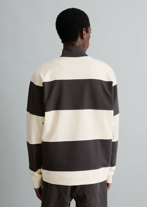 Relaxed sweat troyer — Black