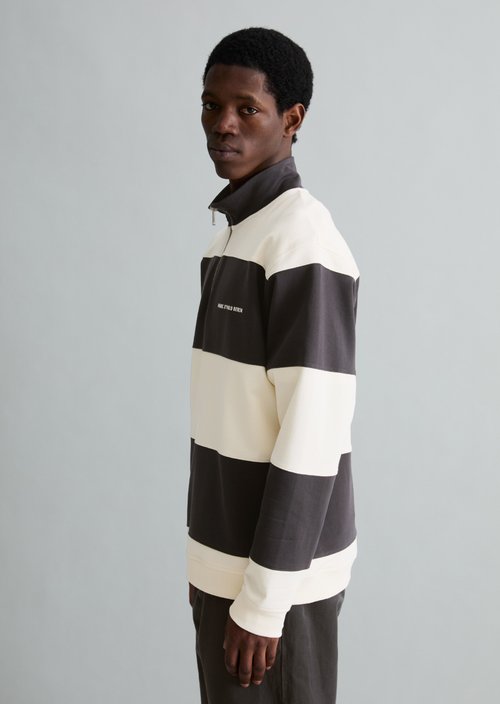 Relaxed sweat troyer — Black