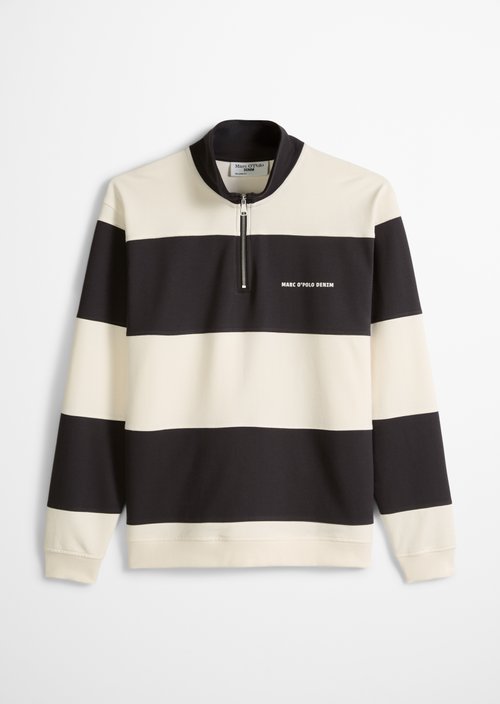 Relaxed sweat troyer — Black