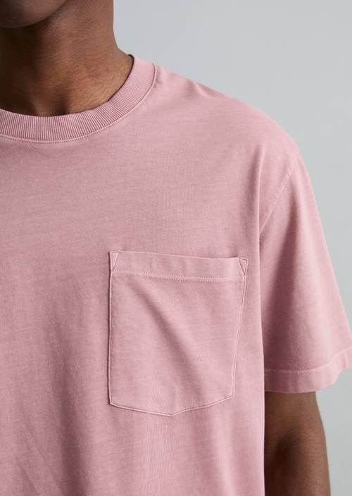 T-Shirt relaxed Dusty Rasberry in Detailansicht