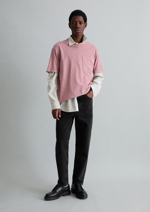 Relaxed T-shirt — Dusty Rasberry