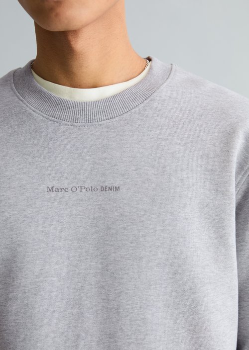 DfC Sweatshirt relgular — Fog Grey Melange