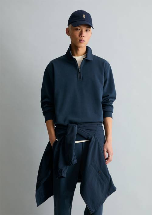 Sudore rilassato troyer Navy Teal in vista frontale