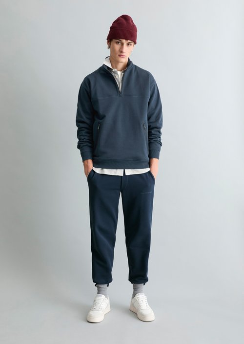 Sweattroyer relaxed — Navy Teal