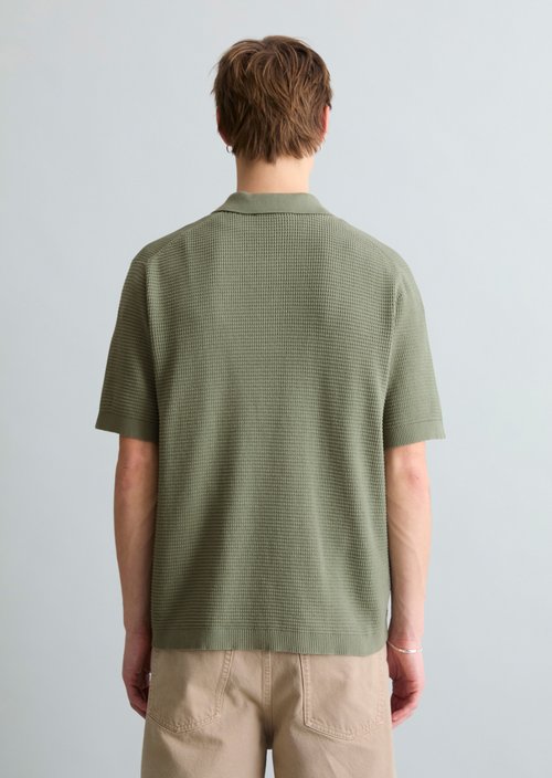 DfC knit polo shirt — Tea Green