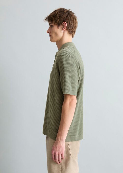 DfC knit polo shirt — Tea Green