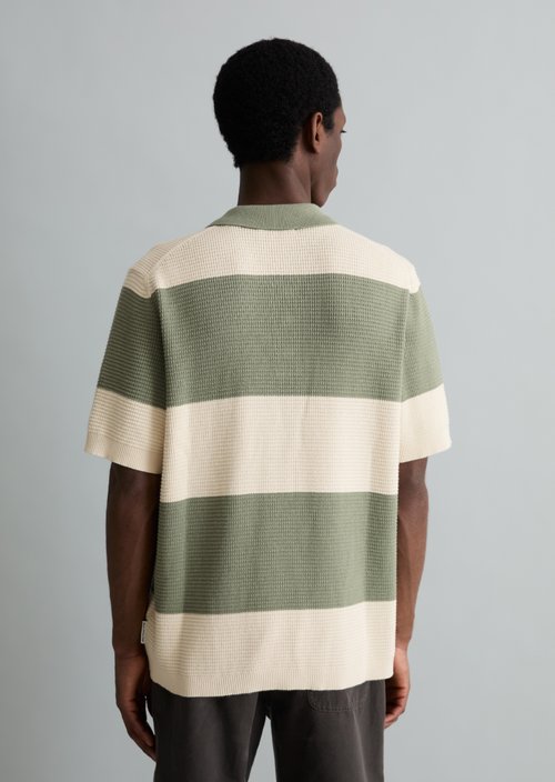 Knitted polo shirt regular — Light Green