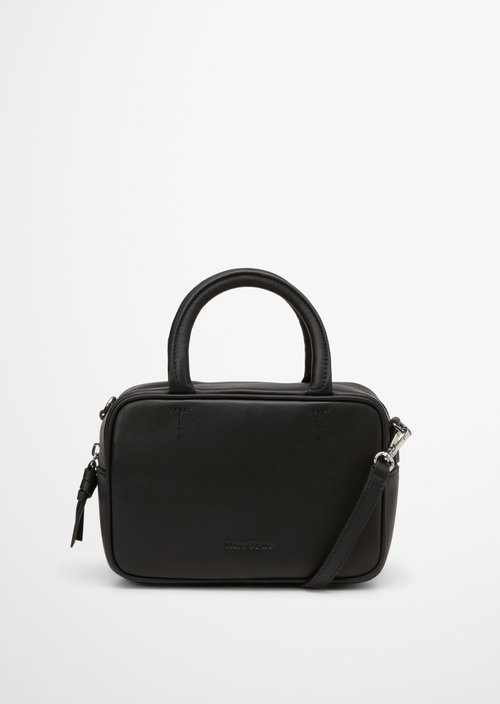 Marc O'Polo Schoudertas klein, Dames, zwart, , 100% Leer