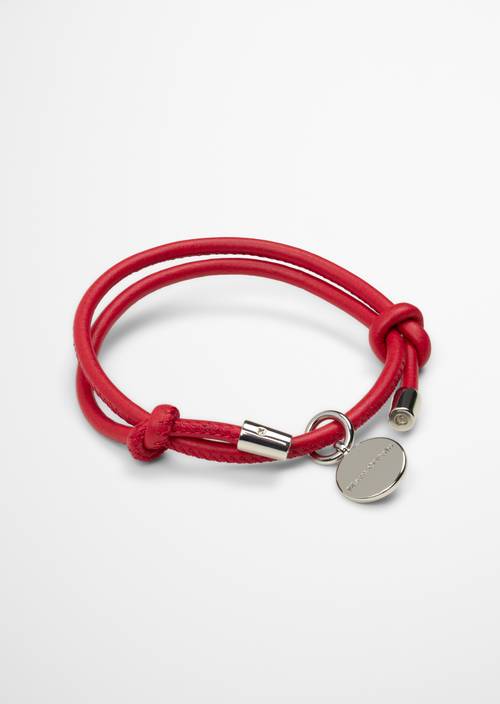 Pulsera de cuero Shiny Red - Imagen del producto 1